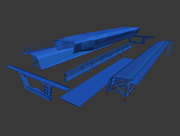 HSR Precast Box Girder Hydraulic Full Span Mould Introduction